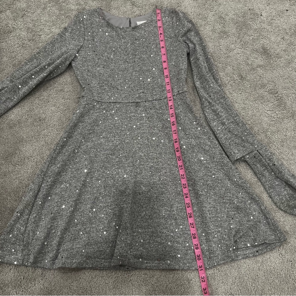Rare Editions Big Girls Hacci Dress Sz 12 - Picture 8 of 11